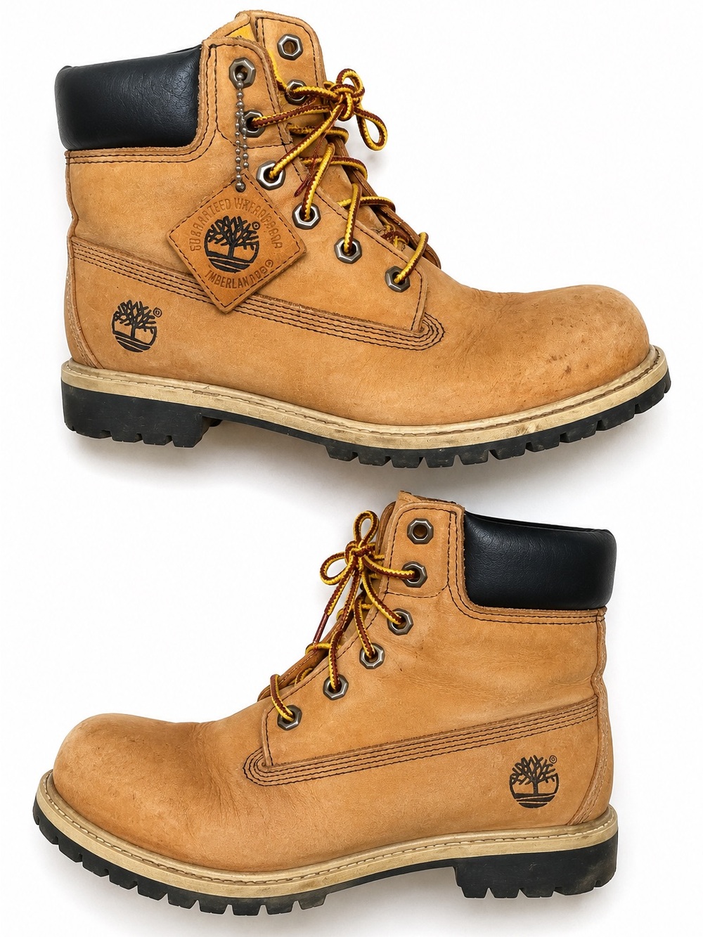 Timberland Classic Wheat Nubuck Lace Up Work Boots Utility Streetwear Tan 6